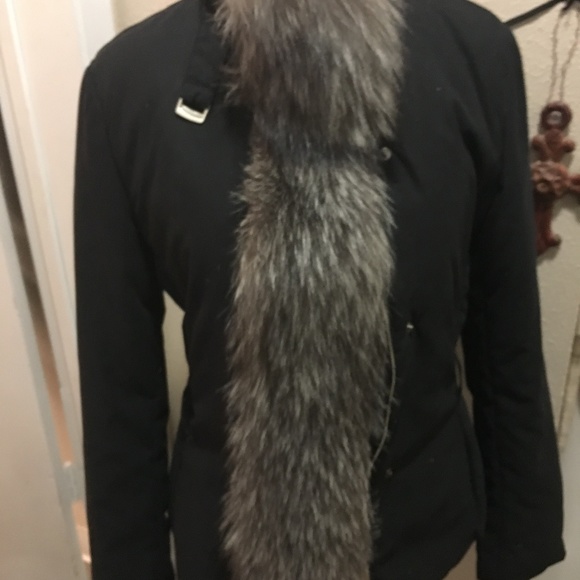 Fur lined jacket
